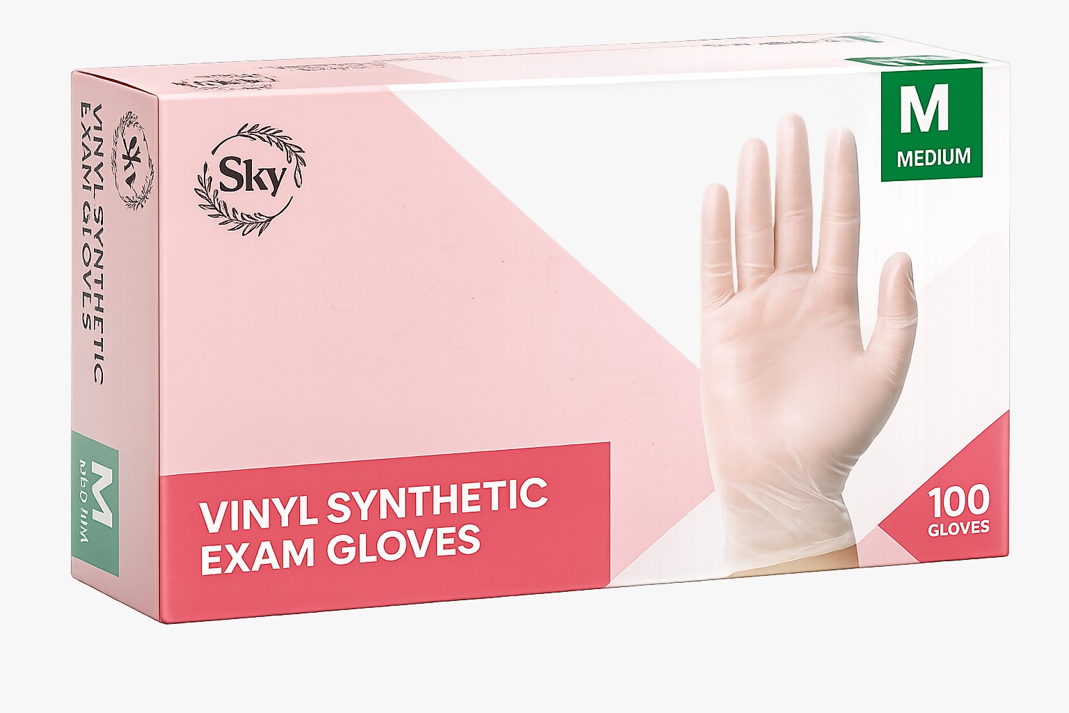 SKY SKY Vinyl Synthetische Onderzoekshandschoenen 5mil